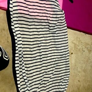 Navy blue/white stripe Shaw/ scarf … from Marshall’s